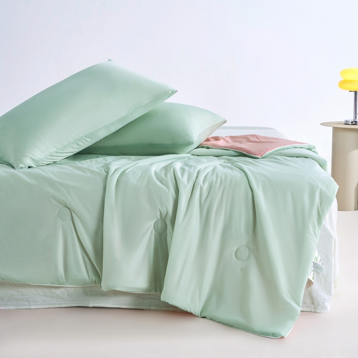 91家纺网 家纺一手货源 找家纺 （总）梦恬佳2024新款A类冰淇凌凉感丝夏被