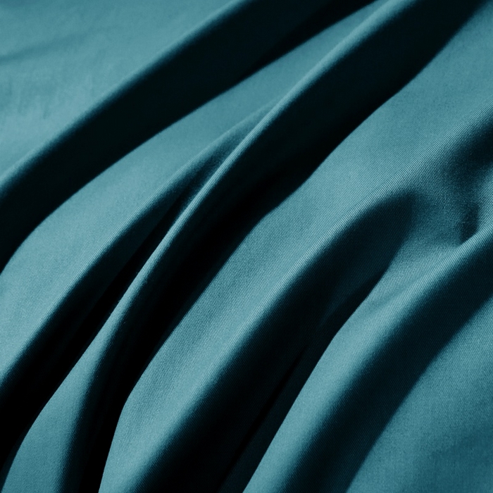 91家纺网 家纺一手货源 找家纺 晶缦家纺 2024新款喷气全棉13376纯棉斜纹纯色多规格四件套和单品-沐色系列 单床单 沐色-孔雀绿