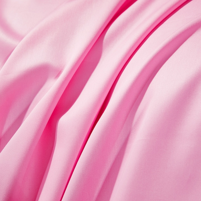 91家纺网 家纺一手货源 找家纺 晶缦家纺 2024新款全棉60支贡缎长绒棉纯色多规格四件套和单品-琅夕系列 单床单 琅夕-粉红色