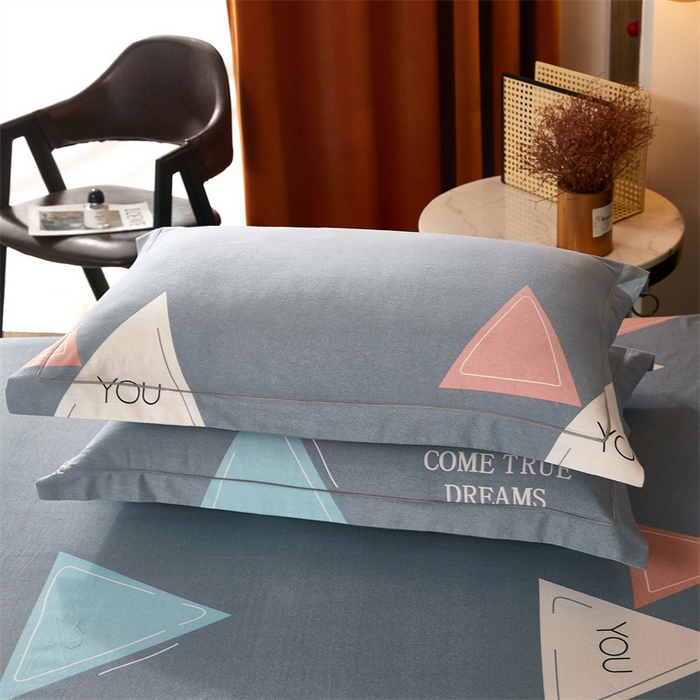 91家纺网 家纺一手货源 找家纺 尚帛 2024新款新疆棉磨毛印花单品枕套 追光者