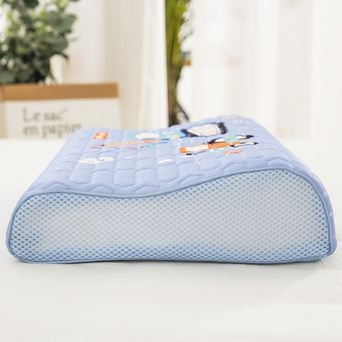 91家纺网 家纺一手货源 找家纺 大黄蜂家居家纺 2025新款凉感丝卡通乳胶枕套 挖掘机