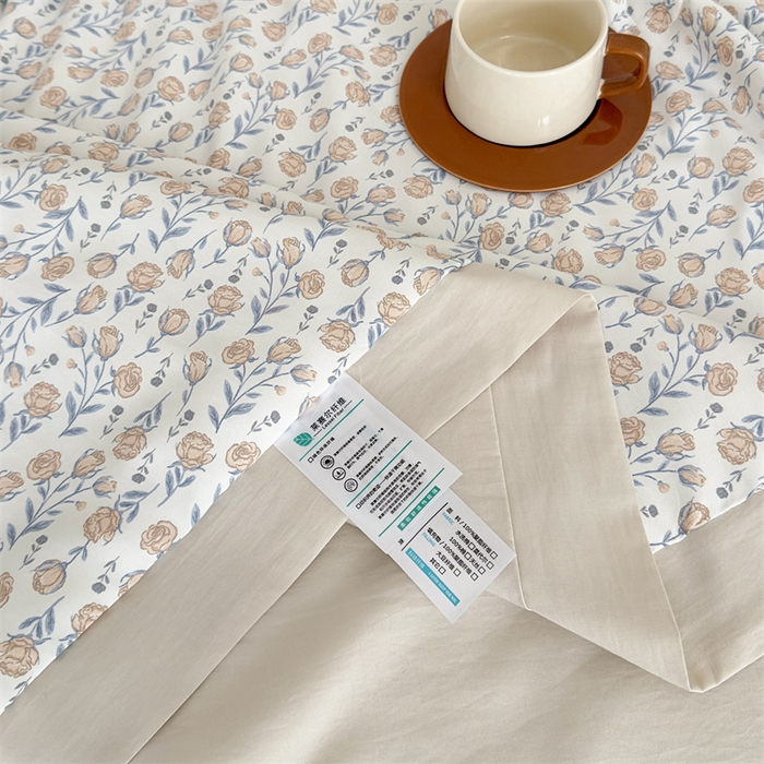 91家纺网 家纺一手货源 找家纺 青螺家纺2024新款50S天丝夏凉被 满底玫瑰