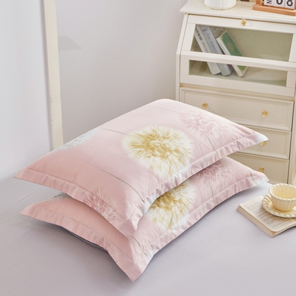 91家纺网 家纺一手货源 找家纺 （总）元元被芯 2024新款小清新全棉套件单品-单枕套