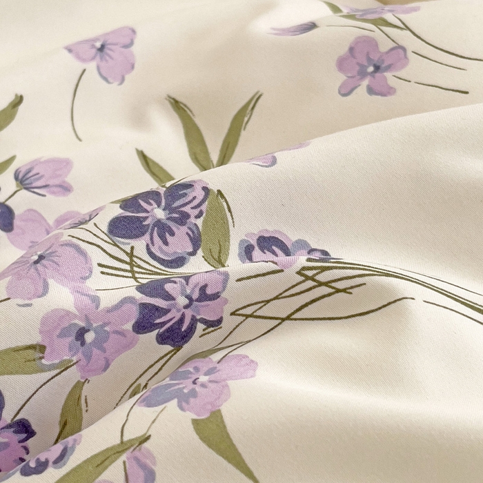 91家纺网 家纺一手货源 找家纺 赫然 2026新款A类针织水洗双层纱单枕套 薰衣草