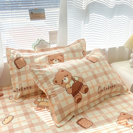 91家纺网 家纺一手货源 找家纺 （总）2024新款A类印花磨毛防水枕套保护套