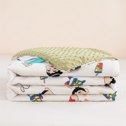 芯元素 2024新款A类水洗棉凉豆豆夏被 趣味小新