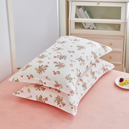 元元被芯 2024新款小清新全棉套件单品-单枕套 古茗