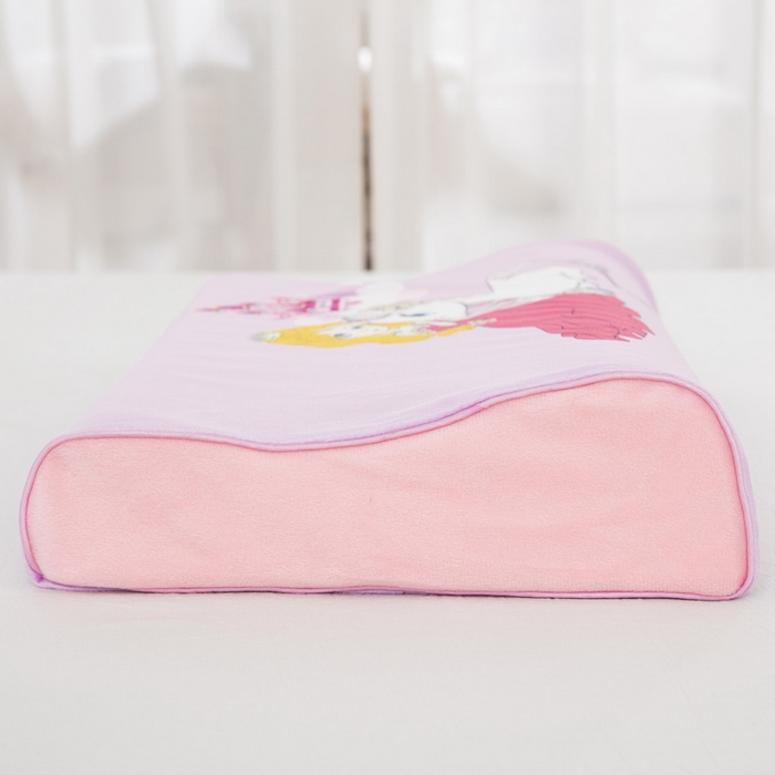 91家纺网 家纺一手货源 找家纺 大黄蜂家居家纺 2025新款水晶绒卡通图案枕套乳胶款水晶绒枕套 城堡公主