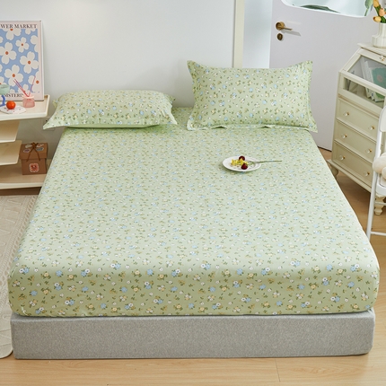 91家纺网 家纺一手货源 找家纺 （总）元元被芯 2024新款小清新全棉套件单品-单床笠