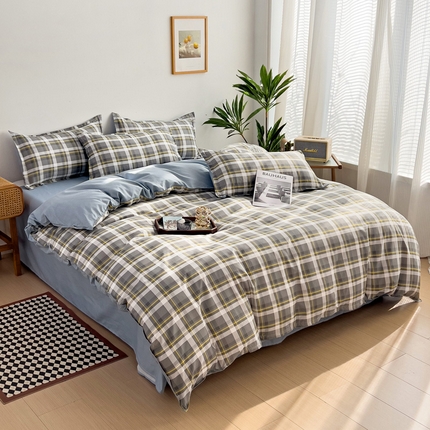 91家纺网 家纺一手货源 找家纺 （总2）赫然家纺 新款舒适柔软亲肤爆款芦荟棉四件套货源充足