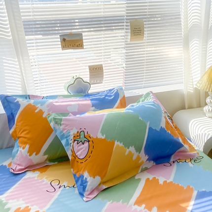 91家纺网 家纺一手货源 找家纺 （总）2024新款A类印花磨毛防水枕套保护套