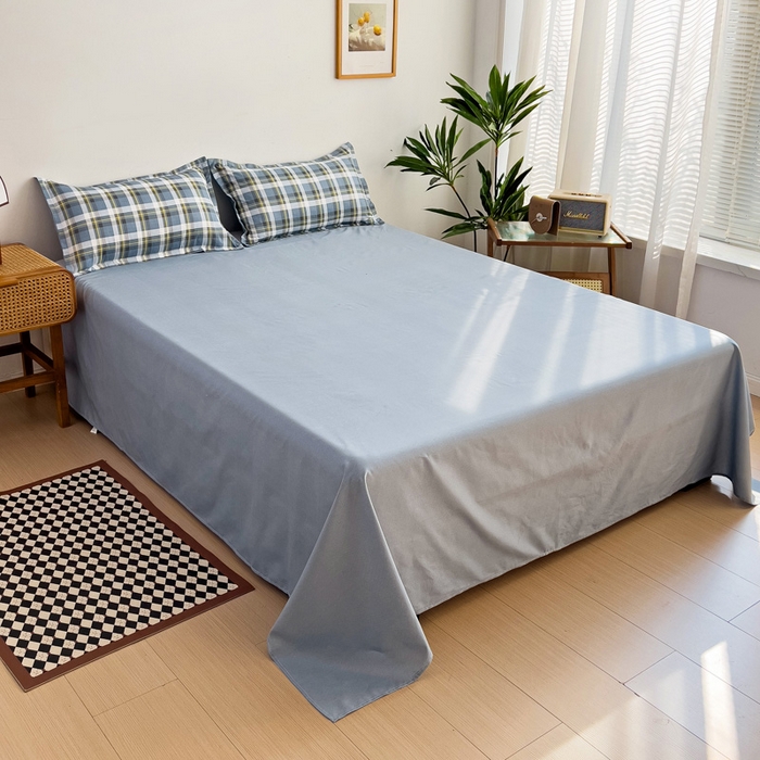 91家纺网 家纺一手货源 找家纺 赫然家纺 新款舒适柔软亲肤爆款芦荟棉四件套货源充足 兰诺希