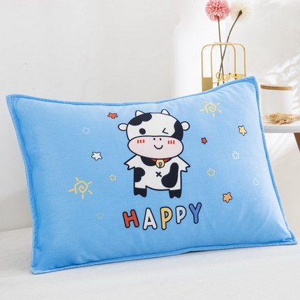 91家纺网 家纺一手货源 找家纺 （总）大黄蜂家居家纺 2025新款水晶绒卡通图案枕套-平面款水晶绒枕套