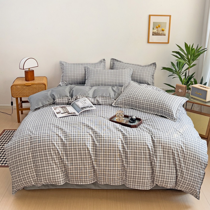 91家纺网 家纺一手货源 找家纺 赫然家纺 新款舒适柔软亲肤爆款芦荟棉四件套货源充足 思慕