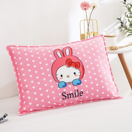 91家纺网 家纺一手货源 找家纺 （总）大黄蜂家居家纺 2025新款水晶绒卡通图案枕套-平面款水晶绒枕套