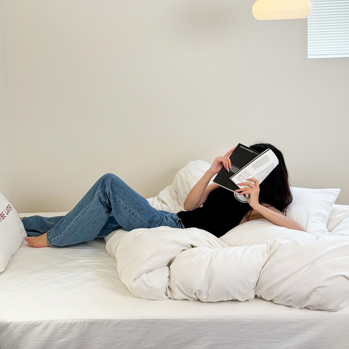 91家纺网 家纺一手货源 找家纺 艾沁家纺 2024新款ins全棉水洗棉数码印花四件套 美梦·Red