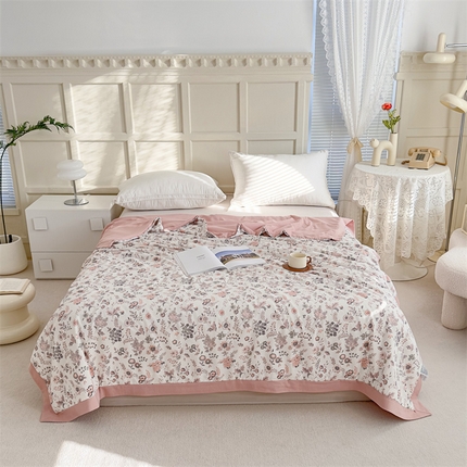 91家纺网 家纺一手货源 找家纺 （总）青螺家纺2024新款50S天丝夏凉被