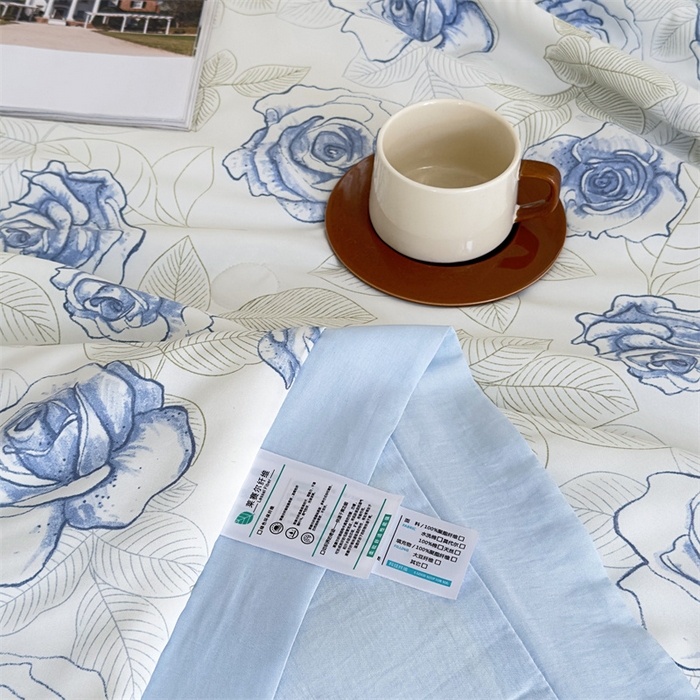 91家纺网 家纺一手货源 找家纺 青螺家纺2024新款50S天丝夏凉被 柯诺兰