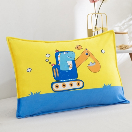 91家纺网 家纺一手货源 找家纺 （总）大黄蜂家居家纺 2025新款水晶绒卡通图案枕套-平面款水晶绒枕套