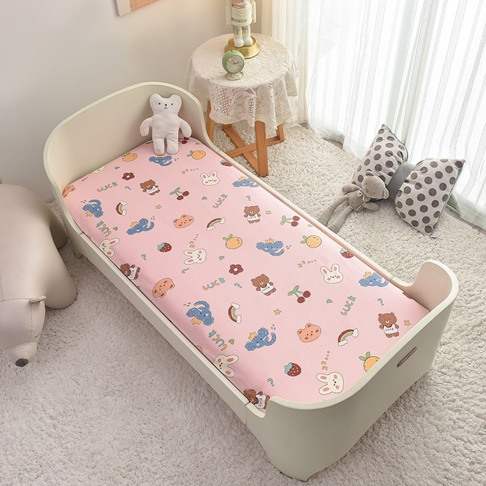 91家纺网 家纺一手货源 找家纺 宝贝优选 2024新款全棉儿童四季拆卸款床垫 彩色世界