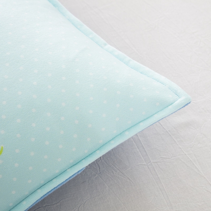 91家纺网 家纺一手货源 找家纺 大黄蜂家居家纺 2025新款水晶绒卡通图案枕套-平面款水晶绒枕套 小象宝宝