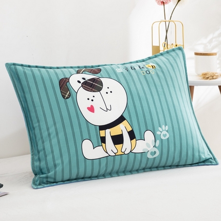 91家纺网 家纺一手货源 找家纺 （总）大黄蜂家居家纺 2025新款水晶绒卡通图案枕套-平面款水晶绒枕套