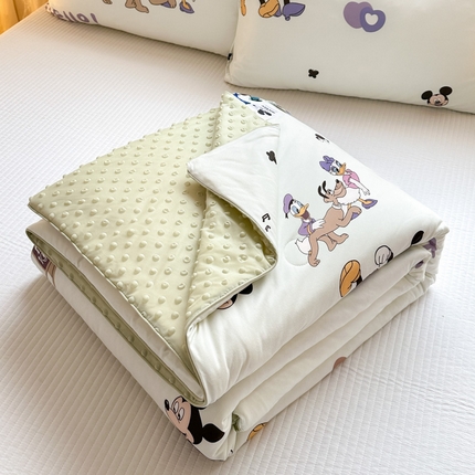木堇家居 2024新款正版迪士尼授权卡通A类针织凉豆豆印花夏被 迪士尼乐园