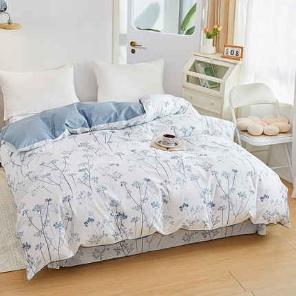 元元被芯 2024新款小清新全棉套件单品-单被套 璀璨-兰