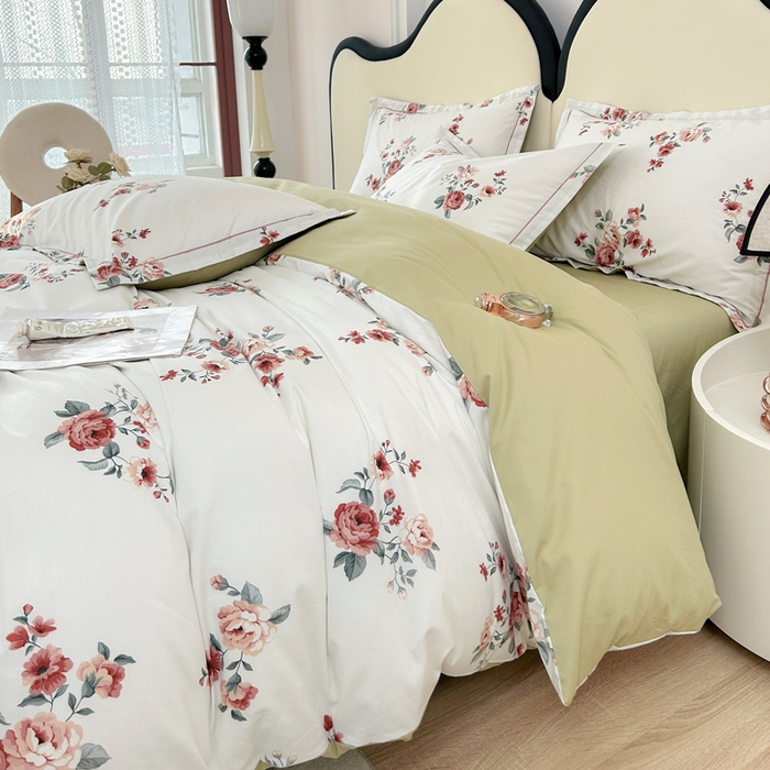 91家纺网 家纺一手货源 找家纺 橙艺家居 2024新款铂金云棉四件套 沐熙