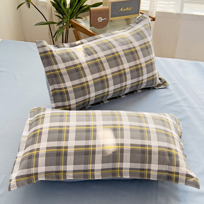 91家纺网 家纺一手货源 找家纺 赫然家纺 新款舒适柔软亲肤爆款芦荟棉四件套货源充足 灰诺希