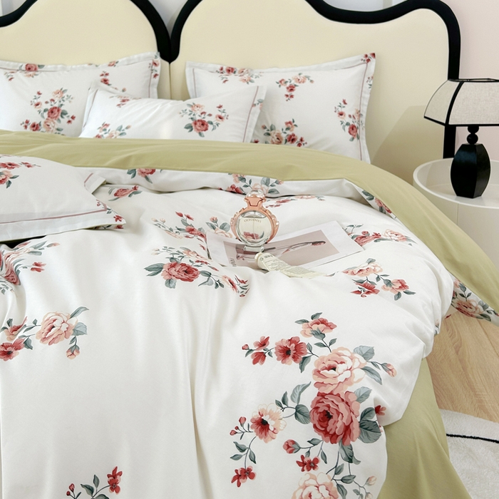 91家纺网 家纺一手货源 找家纺 橙艺家居 2024新款铂金云棉四件套 沐熙