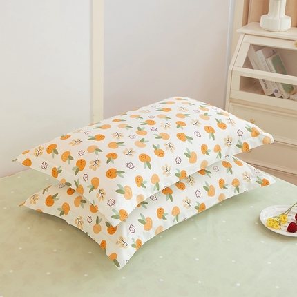 元元被芯 2024新款小清新全棉套件单品-单枕套 果实