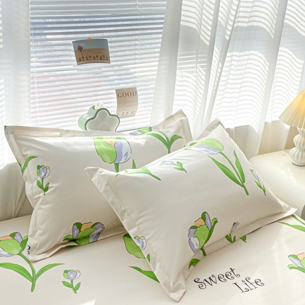 91家纺网 家纺一手货源 找家纺 （总）2024新款A类印花磨毛防水枕套保护套