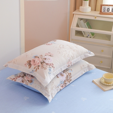 元元被芯 2024新款小清新全棉套件单品-单枕套 娜朵花开