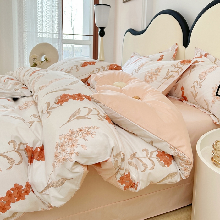 91家纺网 家纺一手货源 找家纺 橙艺家居 2024新款铂金云棉四件套 南微