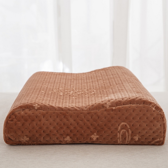 91家纺网 家纺一手货源 找家纺 大黄蜂家居家纺 2025新款吉祥兔宝宝绒夹棉秋冬乳胶枕套 经典咖