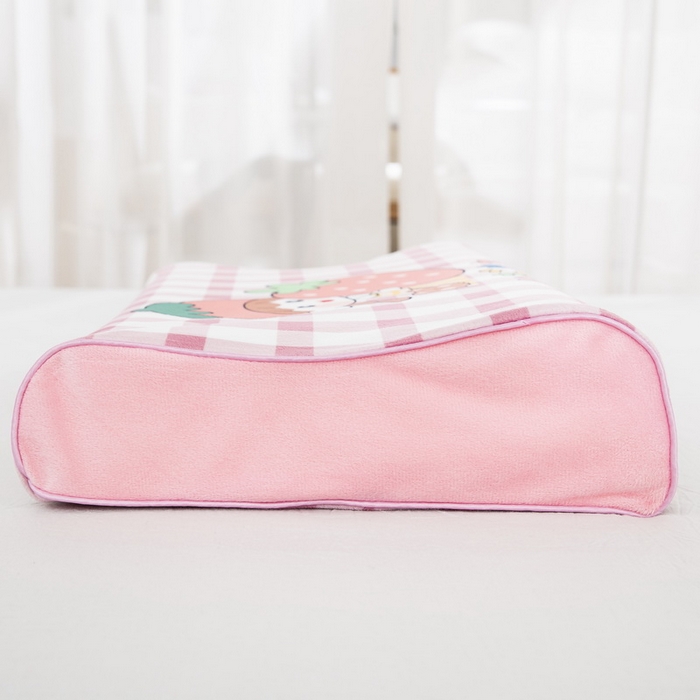 91家纺网 家纺一手货源 找家纺 大黄蜂家居家纺 2025新款水晶绒卡通图案枕套乳胶款水晶绒枕套 可爱少女