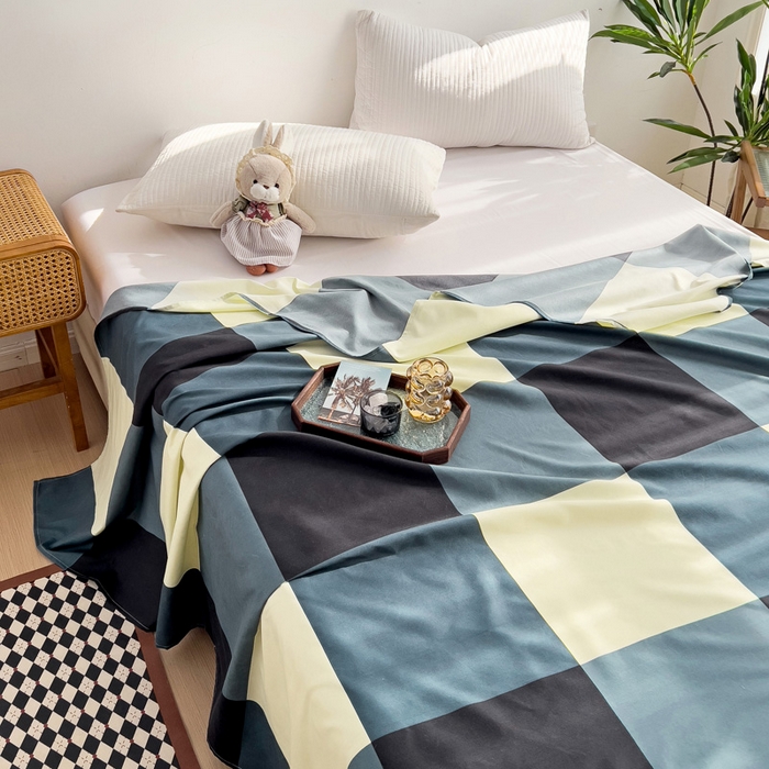 91家纺网 家纺一手货源 找家纺 赫然家纺 新款80g芦荟棉单品床单 创意空间