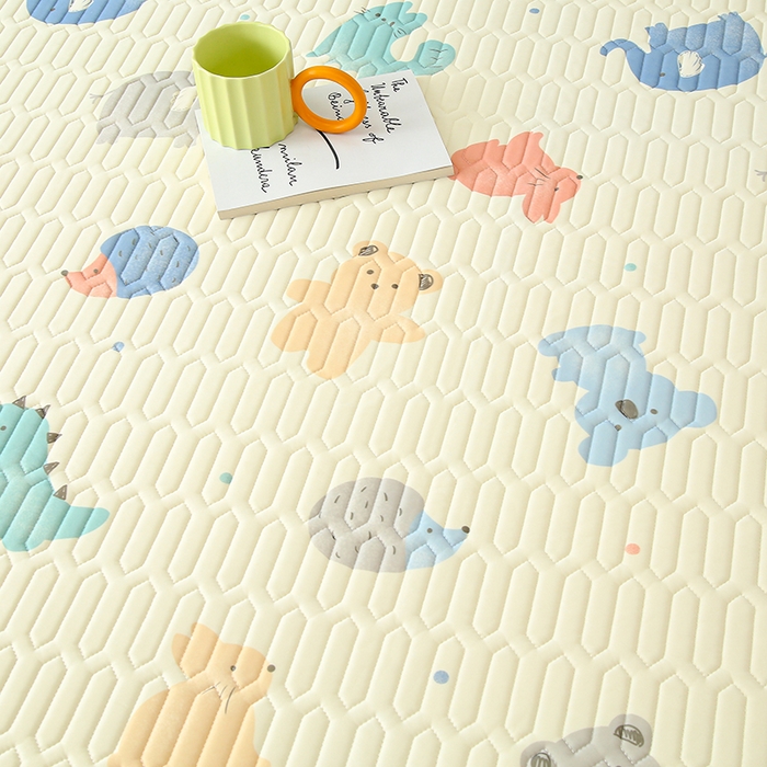 91家纺网 家纺一手货源 找家纺 伊人坊 2024新款A类凉感丝0.4乳胶床笠凉席夏被套件 动物园