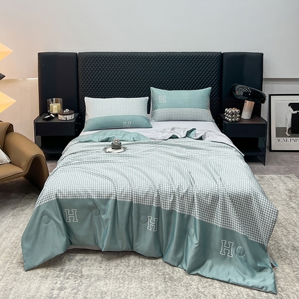 91家纺网 家纺一手货源 找家纺 （总）馨乐家纺 2025新款水洗天丝夏被四件套