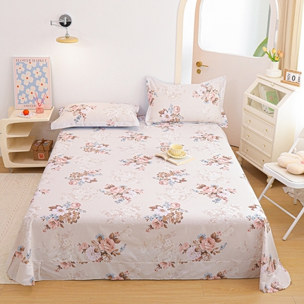 元元被芯 2024新款小清新全棉套件单品-单床单 娜朵花开