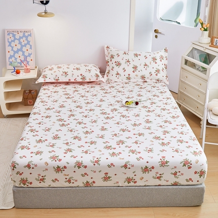 元元被芯 2024新款小清新全棉套件单品-单床笠 古茗