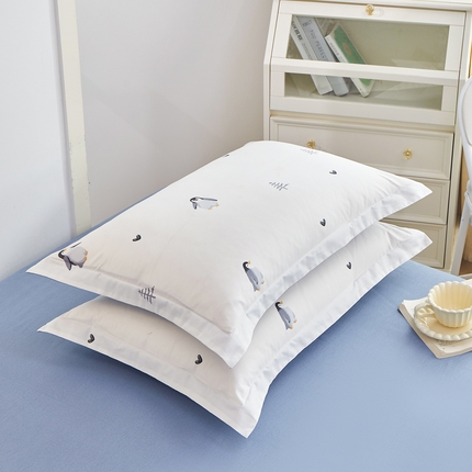 91家纺网 家纺一手货源 找家纺 （总）元元被芯 2024新款小清新全棉套件单品-单枕套