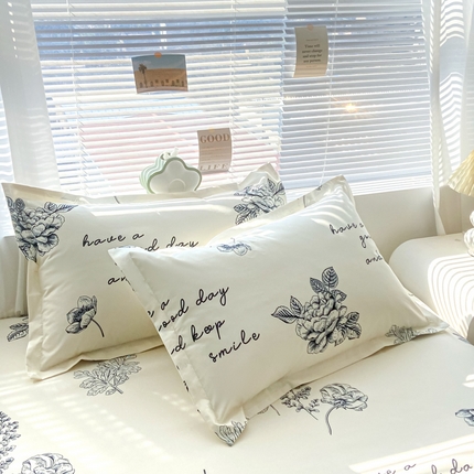91家纺网 家纺一手货源 找家纺 （总）2024新款A类印花磨毛防水枕套保护套