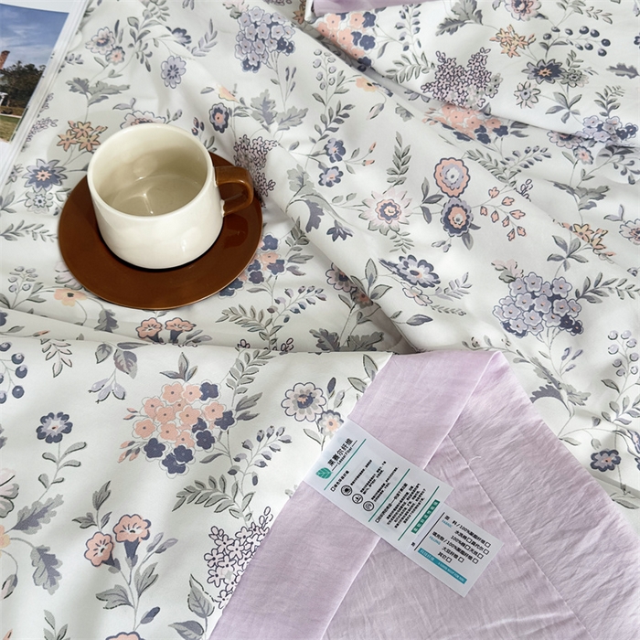 91家纺网 家纺一手货源 找家纺 青螺家纺2024新款50S天丝夏凉被 米洛-紫