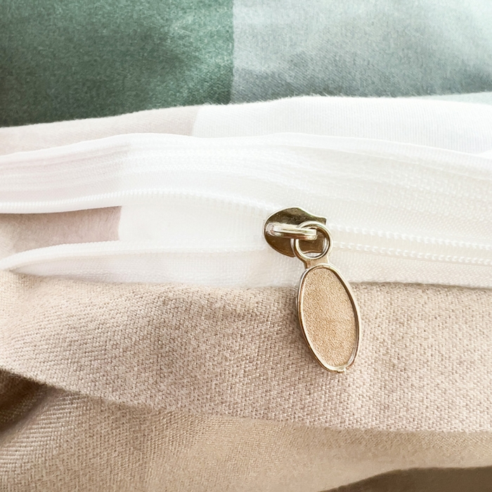 91家纺网 家纺一手货源 找家纺 赫然家纺 新款斜纹磨毛单品被套 绿大格