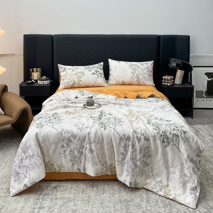 91家纺网 家纺一手货源 找家纺 （总）馨乐家纺 2025新款水洗天丝夏被四件套