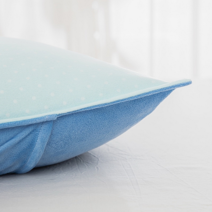 91家纺网 家纺一手货源 找家纺 大黄蜂家居家纺 2025新款水晶绒卡通图案枕套-平面款水晶绒枕套 小象宝宝