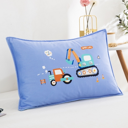 91家纺网 家纺一手货源 找家纺 （总）大黄蜂家居家纺 2025新款水晶绒卡通图案枕套-平面款水晶绒枕套