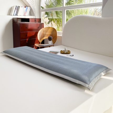 91家纺网 家纺一手货源 找家纺 （总）爱港家纺 2024新款冰丝冰藤丝长枕套双人枕套